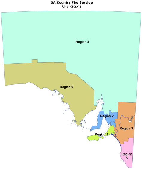 Map of CFS regions
