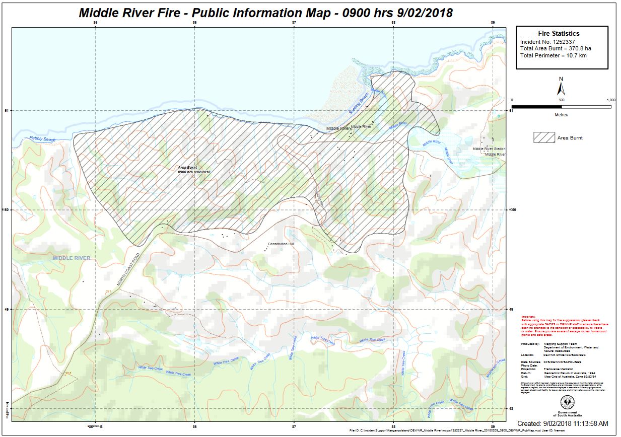 Middle River Fire - Public Info Map