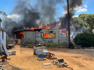 Homestead structure fire - 12 January 2024 image